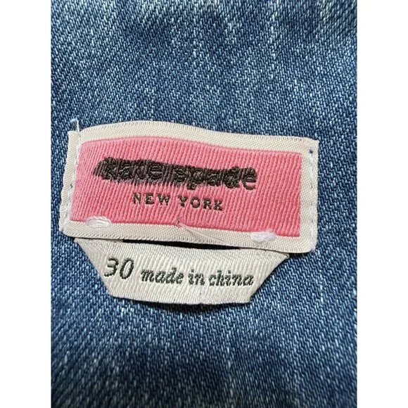 Kate Spade Hight waist Cropped Flare Denim Women’s Blue Pant Cotton Size 30 - Picture 4 of 11